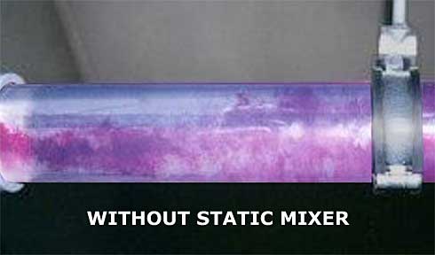 Sample Fluid Without SWT Static Mixer